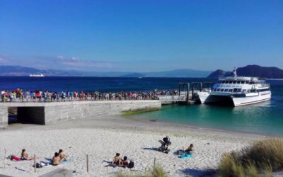 NAVIERA MAR DE ONS REANUDA LOS VIAJES AL PARQUE NACIONAL DE LAS ISLAS ATLÁNTICAS CON GRAN ACOGIDA DE VISITANTES